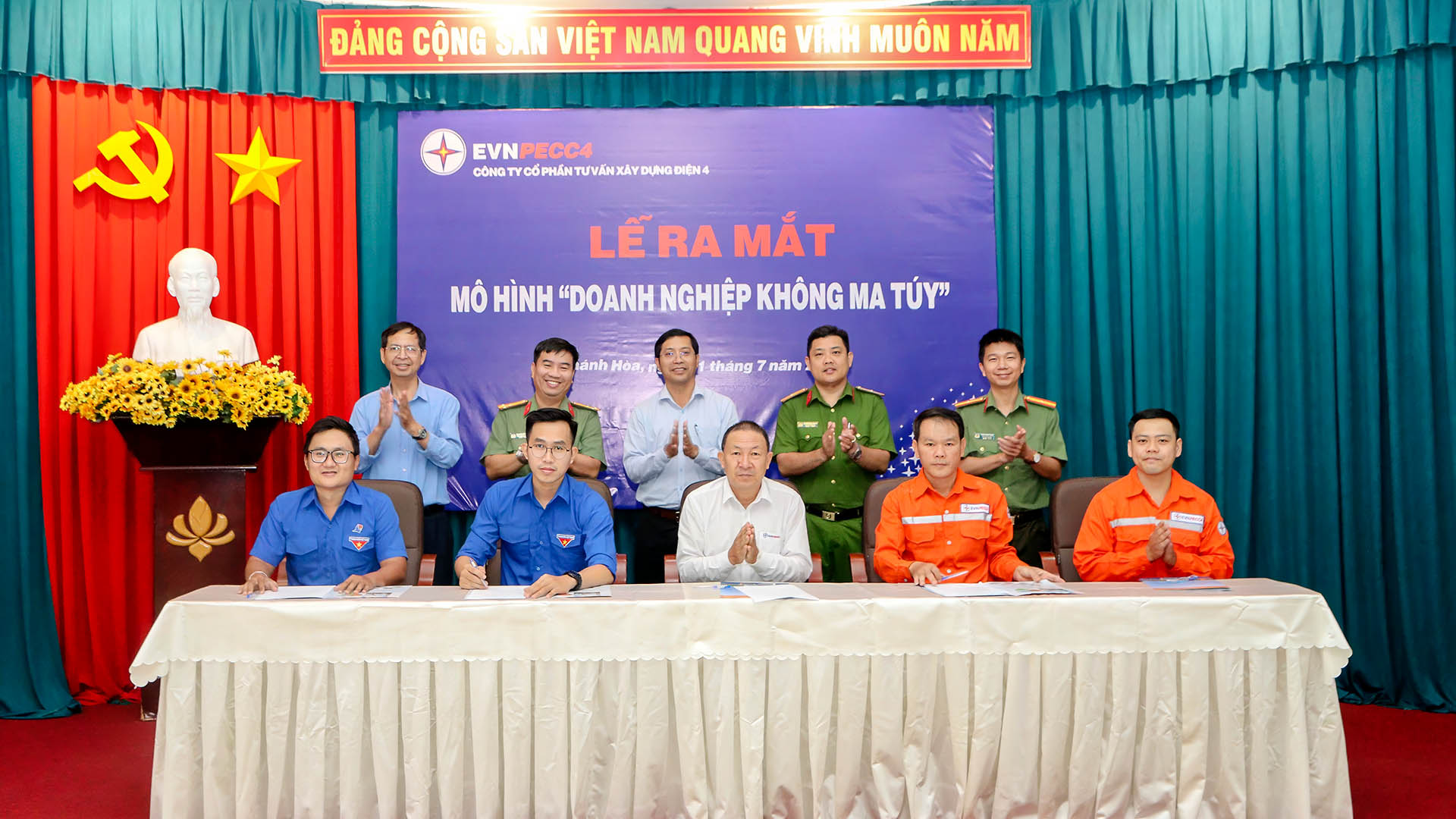 Power Engineering Consulting Joint Stock Company 4 launched the  “Drug	-Free Enterprise” Model